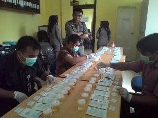  BNK Test Urine Pegawai Satpol PP Bengkalis